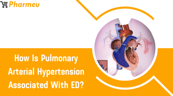How is pulmonary arterial hypertension associated with ED
